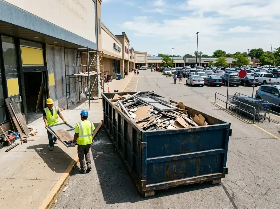 retail-store-renovation-debris-003 — frequently asked questions, Roll-off Dumpster Rentals in Baltimore Highlands, MD